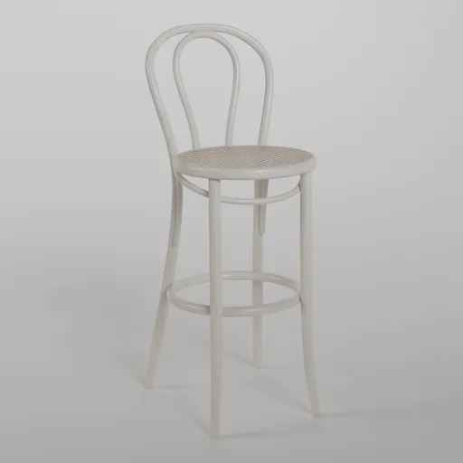 18 Barstool S110 - Light White