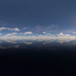 Sky, clouds, water, sun, sea