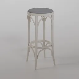 73 Barstool S110 - Light White