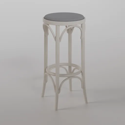 73 Barstool S110 - Light White