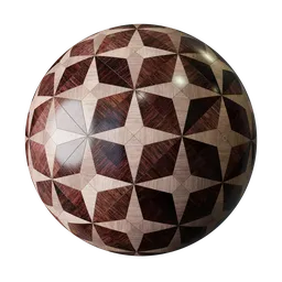 Wooden decorative floor