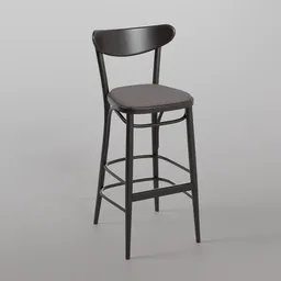 Banana Barstool B105 - Dark Wenge