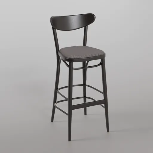Banana Barstool B105 - Dark Wenge