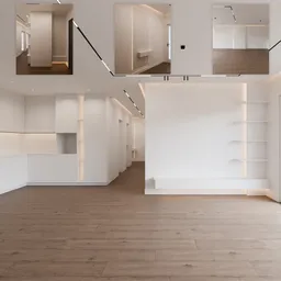 Empty Interior Scene