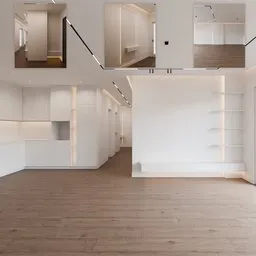 Empty Interior Scene