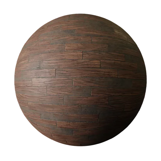 Old used wooden parquets