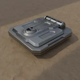 Sci-Fi Industrial Access Hatch