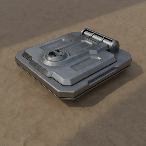 Sci-Fi Industrial Access Hatch