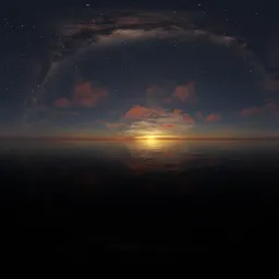 Dramatic Twilight Sky Night