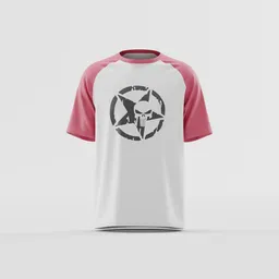 The Punisher Star Raglan