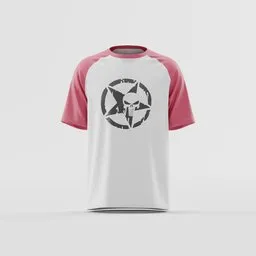 The Punisher Star Raglan