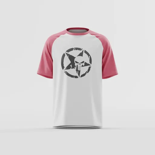 The Punisher Star Raglan