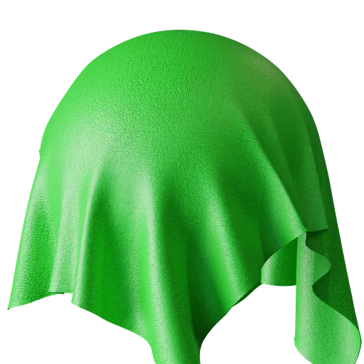 Calfskin Leather Grass Green