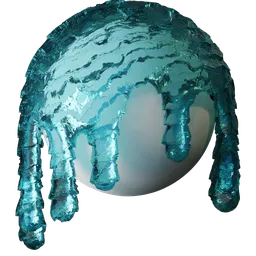 High-quality procedural water shader for Blender 3D featuring customizable color, waviness, scale, and roughness for realistic liquid textures.