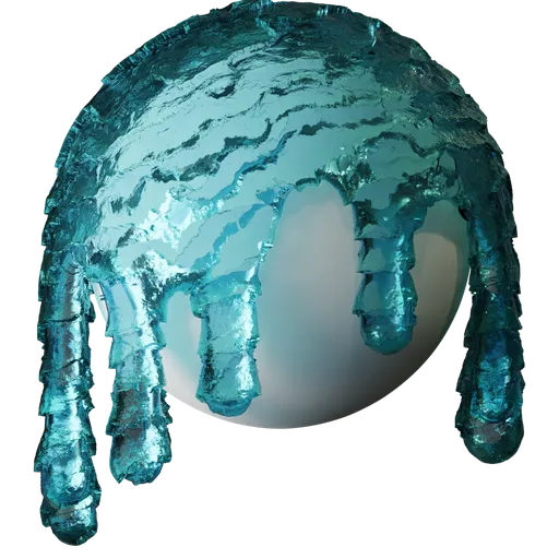 High-quality procedural water shader for Blender 3D featuring customizable color, waviness, scale, and roughness for realistic liquid textures.