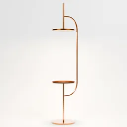Tubular floor lamp