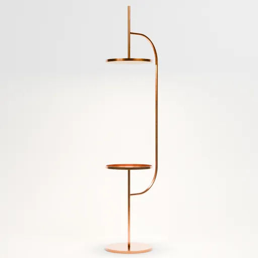 Tubular floor lamp