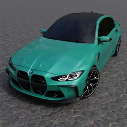 BMW M3 Competition(Rigged)