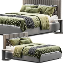 bed  Queen  CLAY MAISON By Bolzan Letti