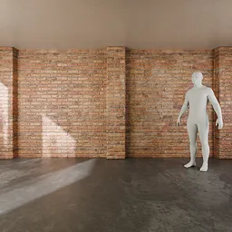 Home Interior Brick Industrial