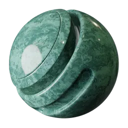 Procedural green Marble