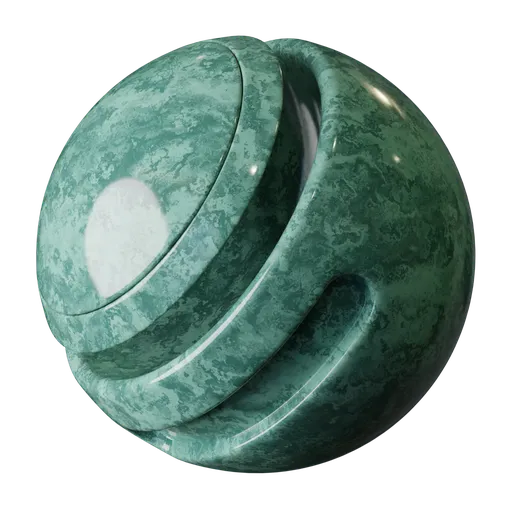 Procedural green Marble