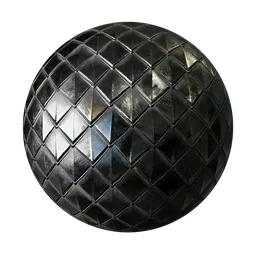 Diamond Plate Metal Surface