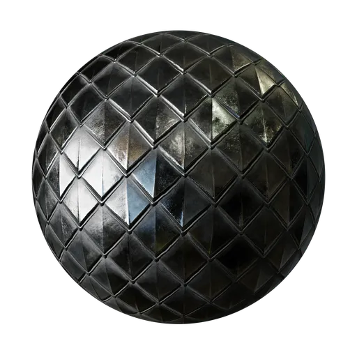 Diamond Plate Metal Surface