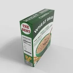 Wheat Bran Cereal Box