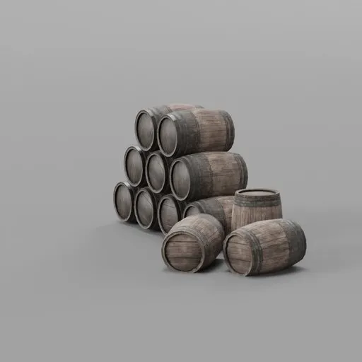 Stacked Barrels