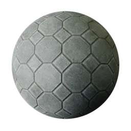 High-quality PBR Paving Stones texture created with Substance Designer for 3D modeling and rendering in Blender.