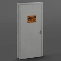 Single Metal Door - Industrial