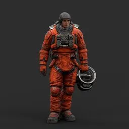 Astronaut Posed