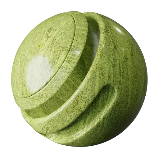 Simple green marble