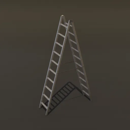 Folding Ladder Open