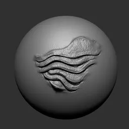 NS Alien Creature Gills Scales Wavy