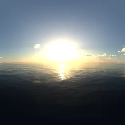 Pure sky sunset