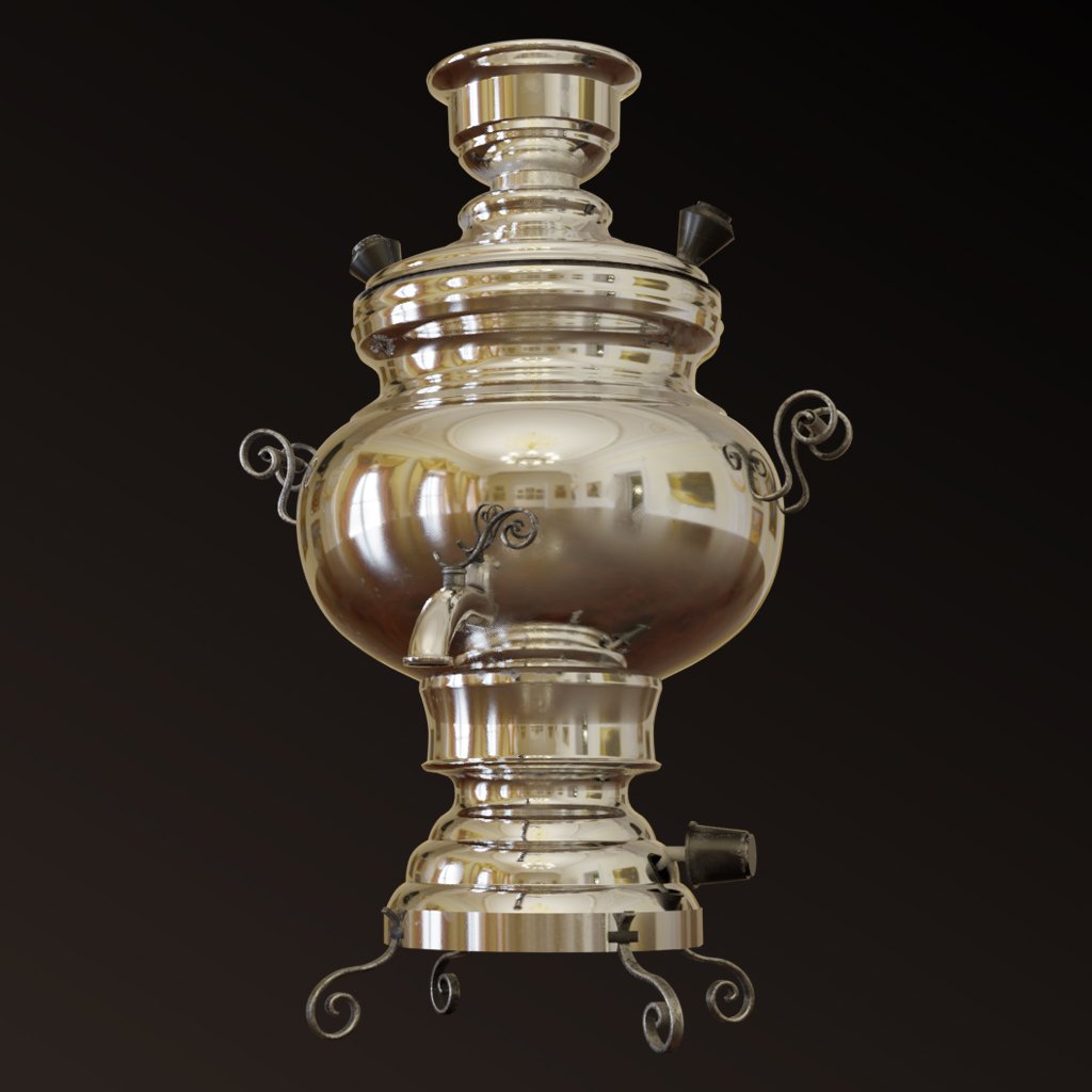 Persian Samovar | FREE Kitchen Appliances models | BlenderKit