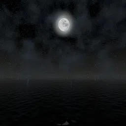 Night Environment w/ Animated Sky