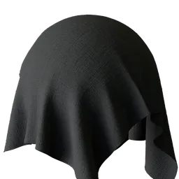 Charcoal Linen Fabric