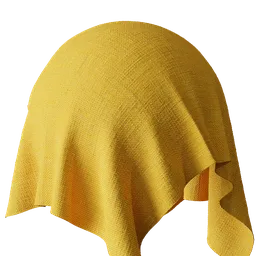 Mustard Linen Fabric