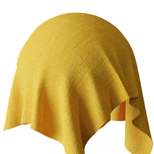 Mustard Linen Fabric