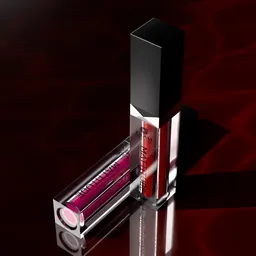 Liquid Lipstick Red Theme Mockup