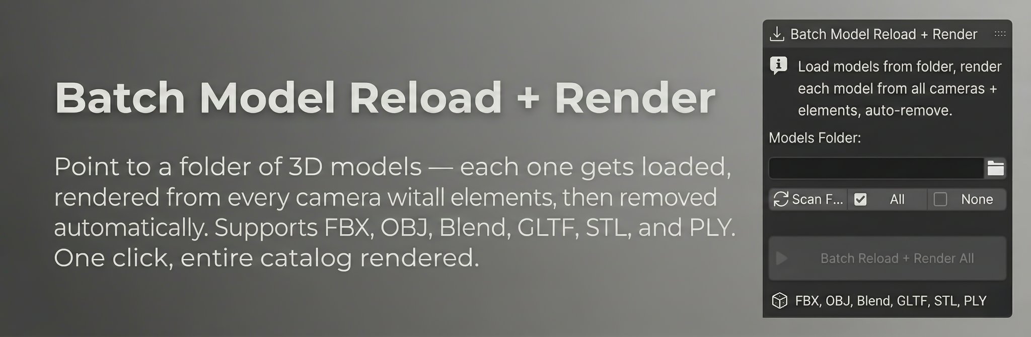 Batch Render Pro | Render add-ons | Blendkit