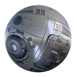 Sci fi panels trim  sheet texture