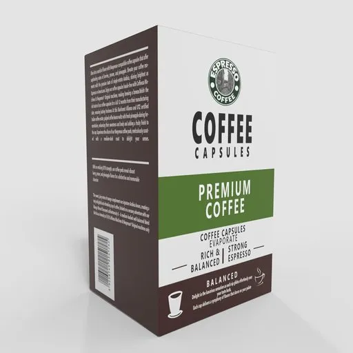 Premium Coffee Capsules Box