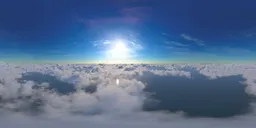 Daytime clouds high altitude clear sky