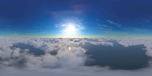 Daytime clouds high altitude clear sky