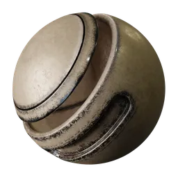 Cream Worn Metal