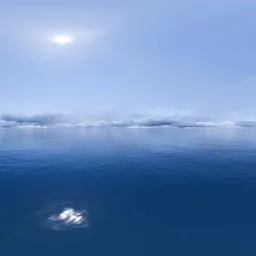 Blue Water Cloud Layer